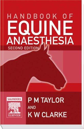 Cover for Handbook of Equine Anaesthesia