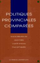 Cover for Politiques provinciales comparées