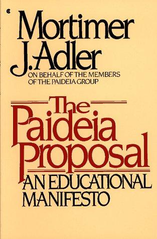 Cover for The Paideia proposal