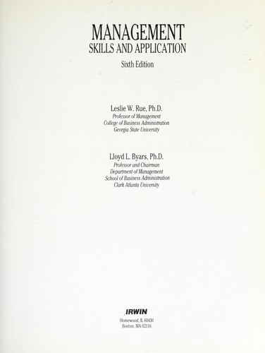 Cover for Management