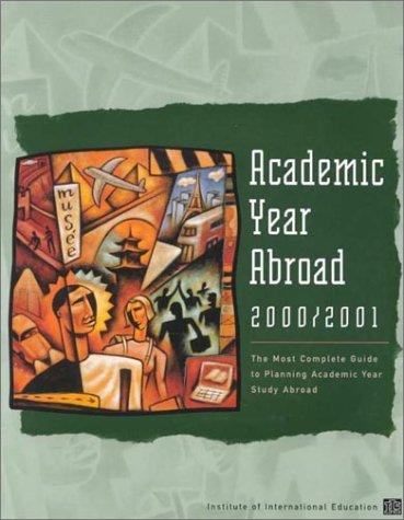 Cover for Academic Year Abroad 2000/2001