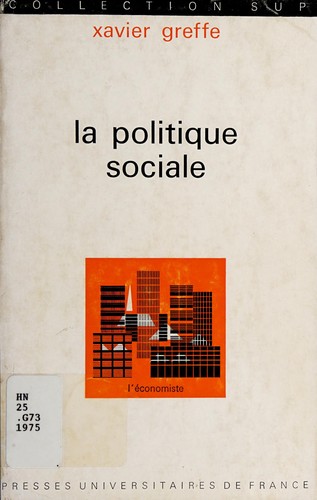 Cover for La politique sociale