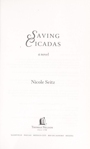 Cover for Saving cicadas