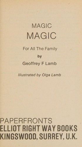 Cover for Magic Magic for All the Family