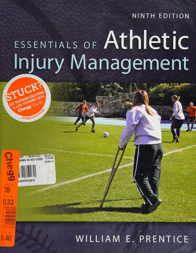 Cover for Essentials of athletic injury management