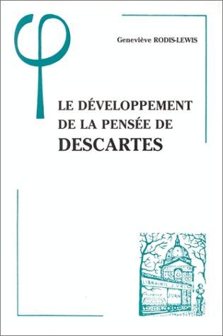 Cover for Le développement de la pensée de Descartes