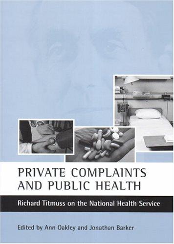 Cover for Private complaints and public health