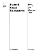 Cover for Planned urban environments: Sweden, Finland, Israel, the Netherlands, France.