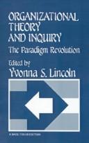 Cover for Organizational Theory and Inquiry
