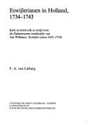 Cover for Eswijlerianen in Holland, 1734-1743
