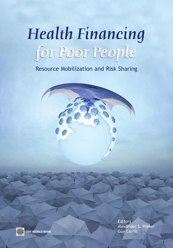 Cover for Health financing for poor people