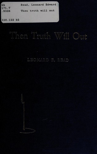 Cover for Then truth will out