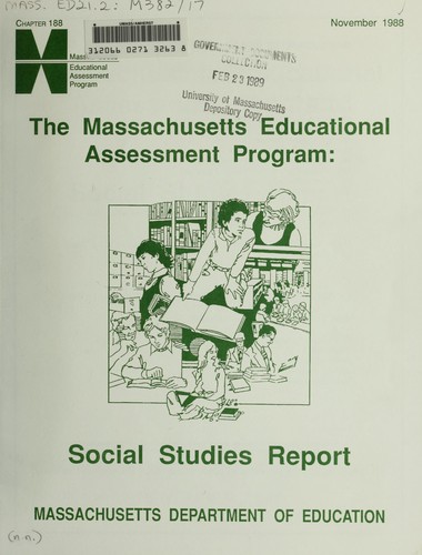 Cover for Massachusetts Educational Assessment Program