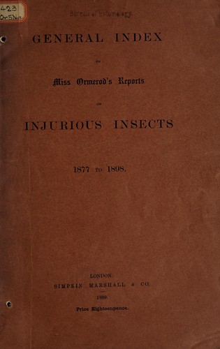 Cover for General index