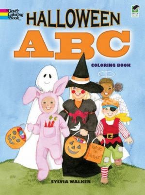 Cover for Halloween Abc Coloring Book