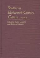 Cover for Studies in Eighteenth-Century Culture