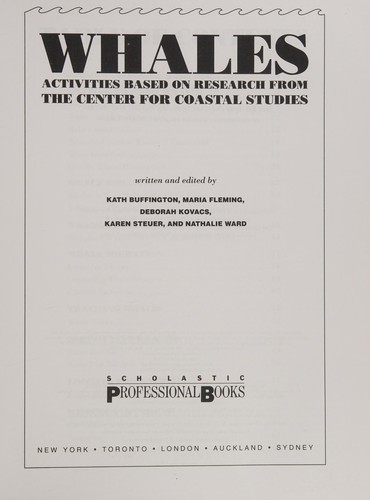 Cover for Whales