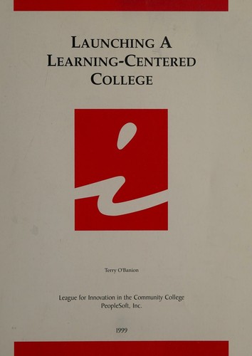 Cover for Launching a Learning-Centered College