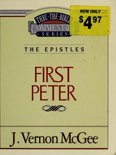 Cover for First Peter