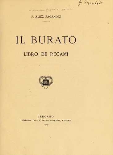 Cover for Il Burato