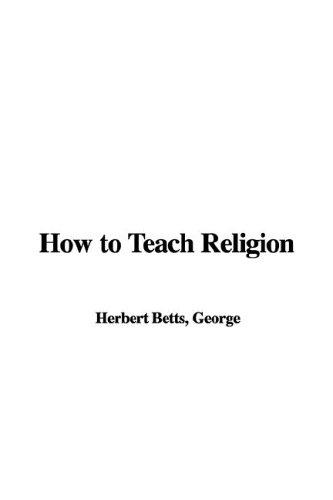 Cover for How to Teach Religion