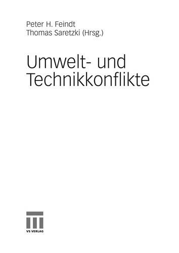 Cover for Umwelt- und Technikkonflikte