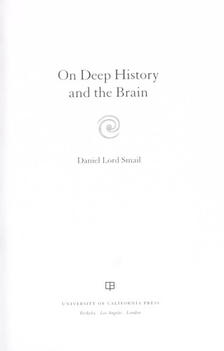 Cover for On deep history and the brain