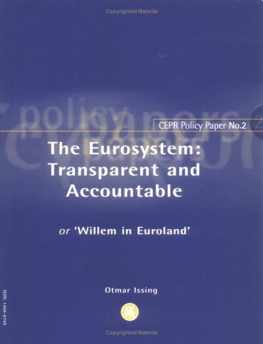 Cover for The Eurosystem (CEPR Policy Paper)