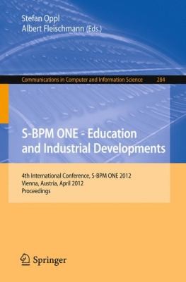 Cover for Sbpm One Education And Industrial Developments 4th International Conference Sbpm One 2012 Vienna Austria April 45 2012 Proceedings