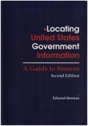 Cover for Locating United States government information
