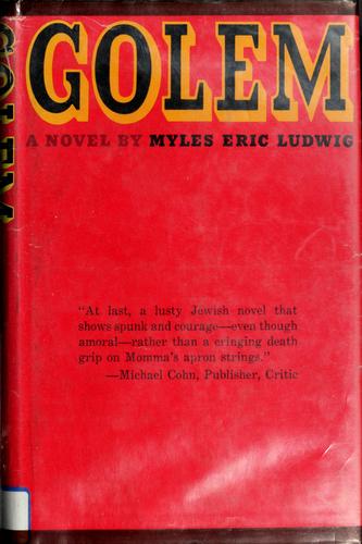 Cover for Golem, a hero for our time.