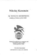 Cover for Nikolay Karamzin