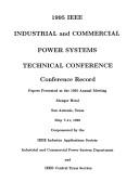 Cover for 1995 IEEE Industrial and Commercial Power Systems Technical Conference