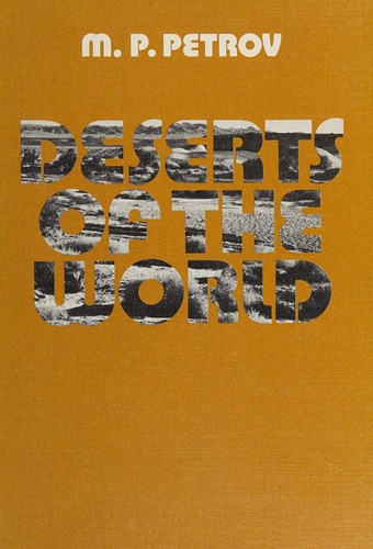 Cover for Deserts of the world