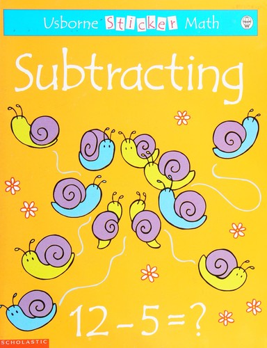 Cover for Usborne Sticker Math Subtracting