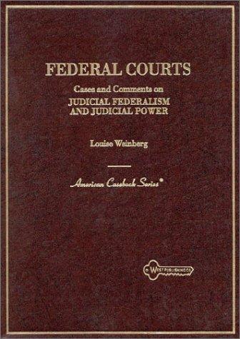 Cover for Federal courts