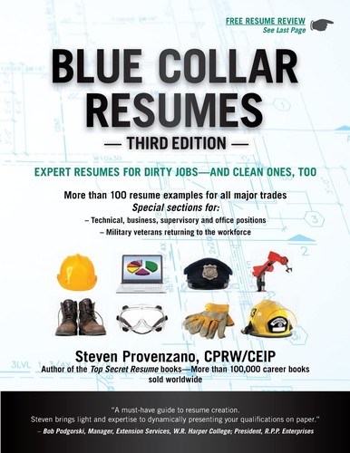 Cover for Blue Collar Resumes, Third Edition