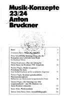 Cover for Anton Bruckner