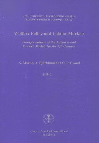 Cover for Welfare Policy & Labour Markets