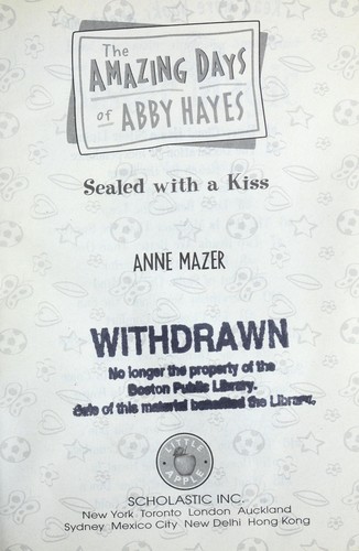 Cover for Sealed with a kiss
