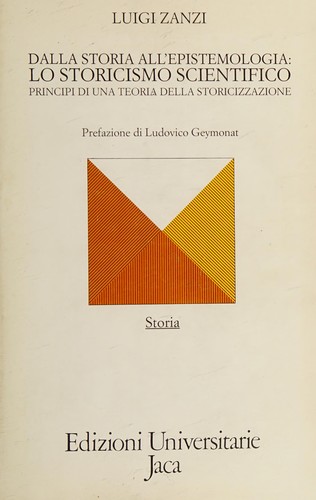 Cover for Dalla storia all'epistemologia