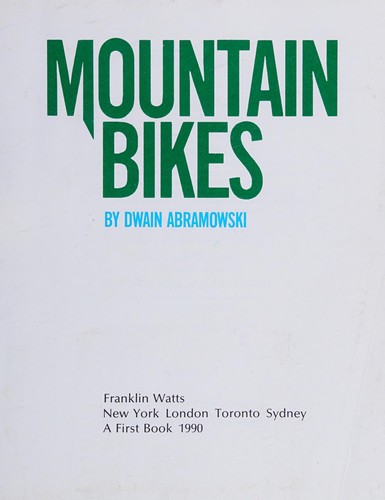 Cover for Mountain bikes