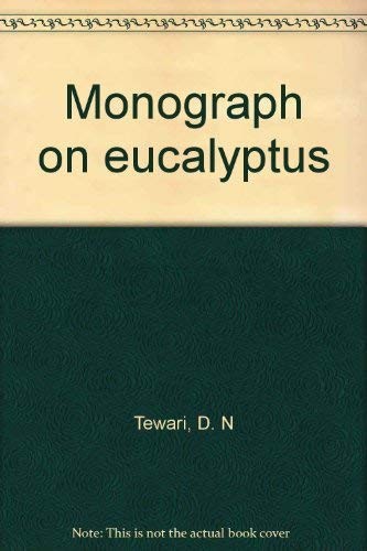 Cover for Monograph on eucalyptus