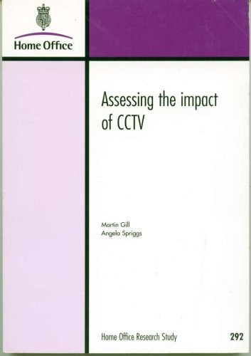 Cover for Assessing the impact of CCTV