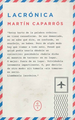 Cover for Lacrónica  