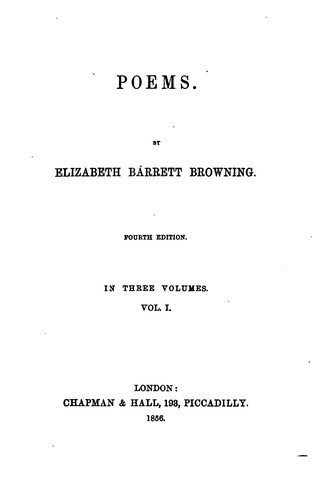 Cover for Poems, by E.B. Barrett