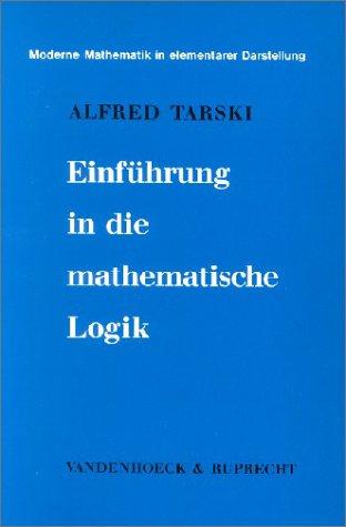 Cover for Einführung in die mathematische Logik.