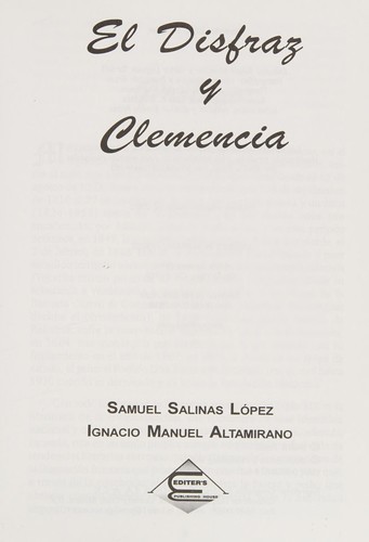 Cover for El disfraz