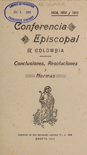 Cover for Conclusions resoluciones y normas