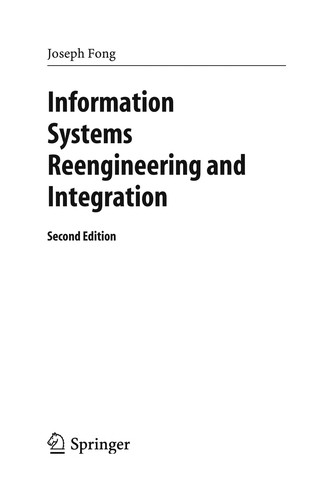Cover for Information systems reengineering